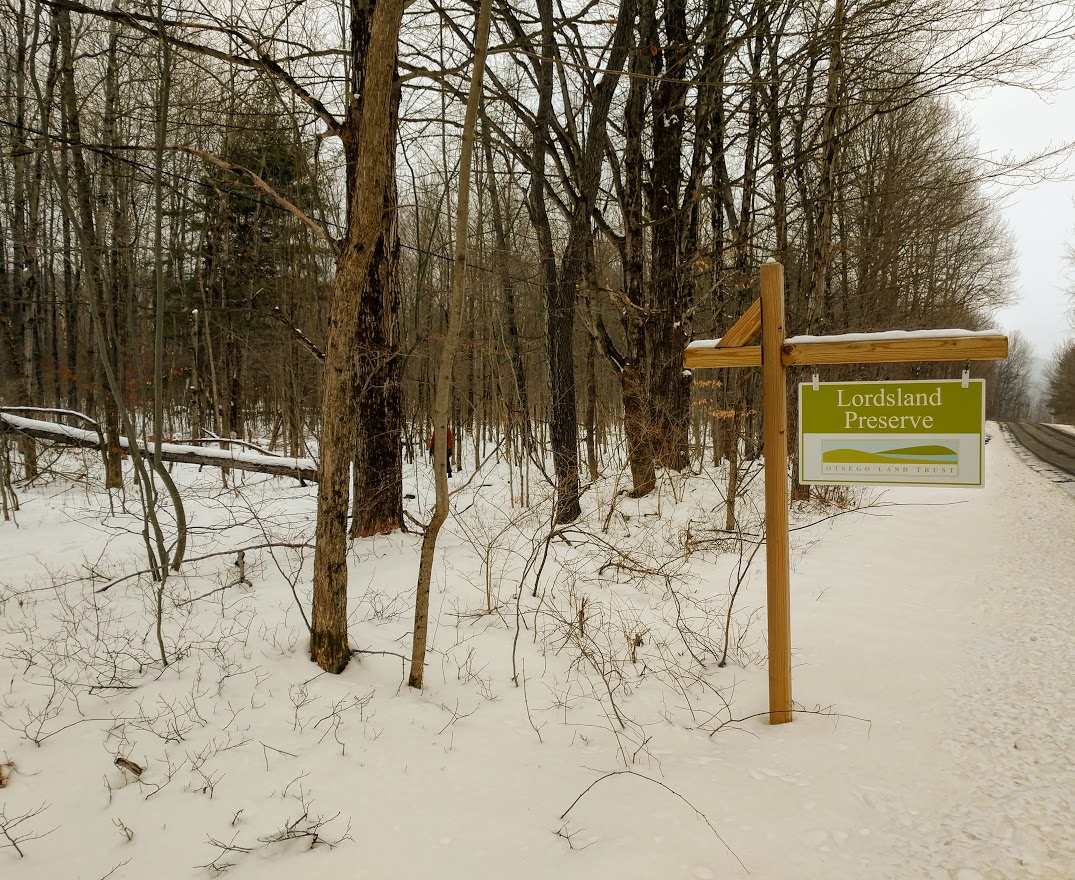 Lordsland Preserve sign on road