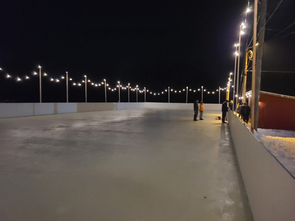 Springfield Ice Rink under the lights