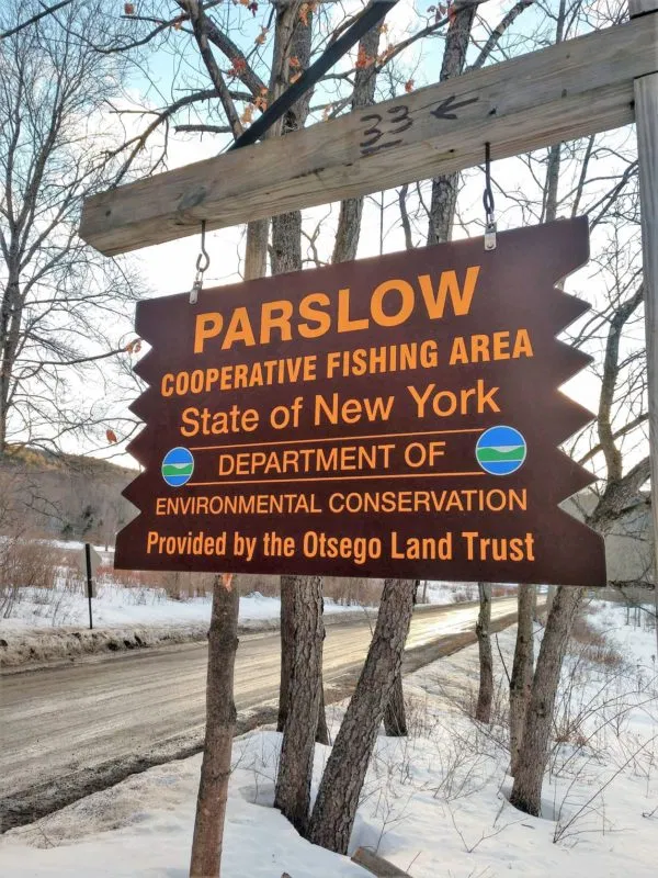 Parslow Road Conservation Area sign