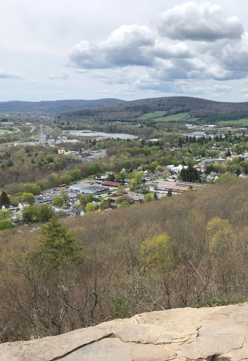 View from Table Rock over Oneonta