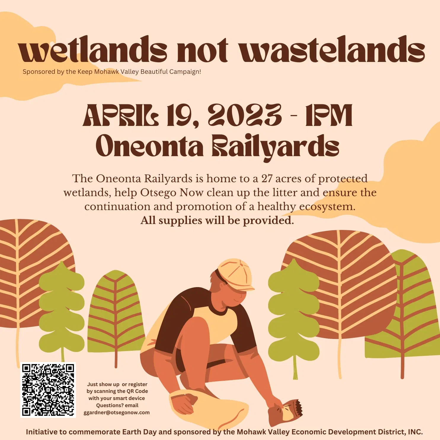 Wetlands Not Wastelands - Oneonta Railyards flyer
