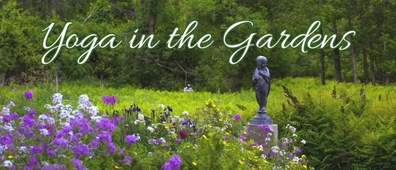 yoga in the gardens event